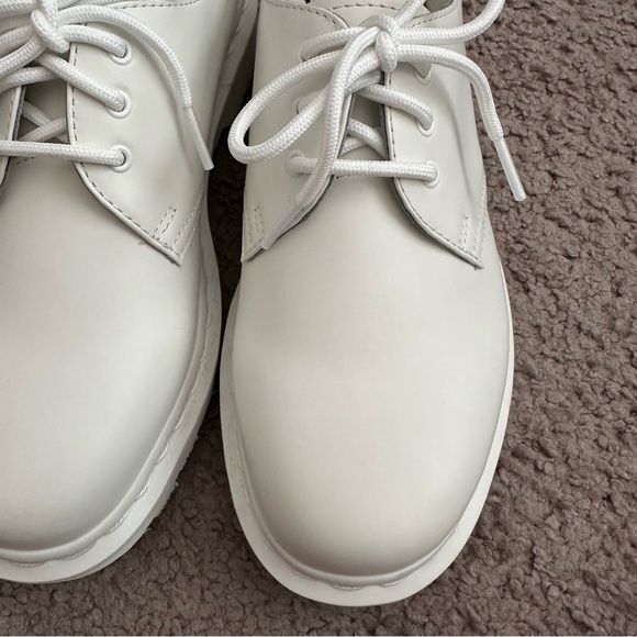 Dr. Martens 1461 For Pride White Leather Oxford Shoes Mens 7 Womens 8 - Picture 7 of 14
